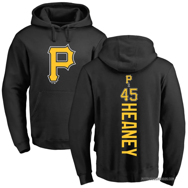 Andrew Heaney Men's Black Pittsburgh Pirates Backer Pullover Hoodie