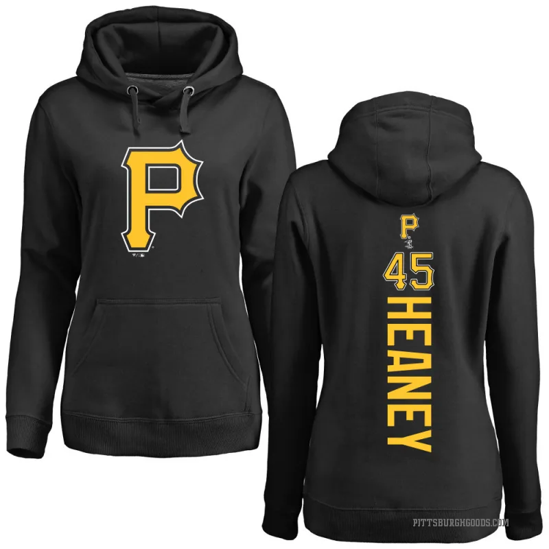 Andrew Heaney Women's Black Pittsburgh Pirates Backer Pullover Hoodie