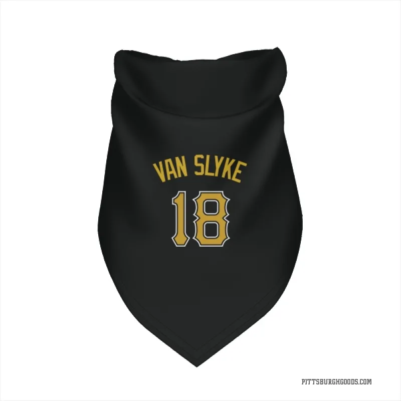 Andy Van Slyke  Black Pittsburgh Pirates  Cat & Dog Pet Bandana