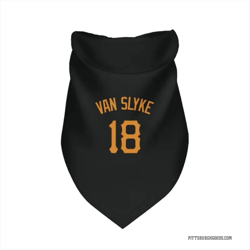 Andy Van Slyke  Gold Pittsburgh Pirates   Black  Cat & Dog Pet Bandana