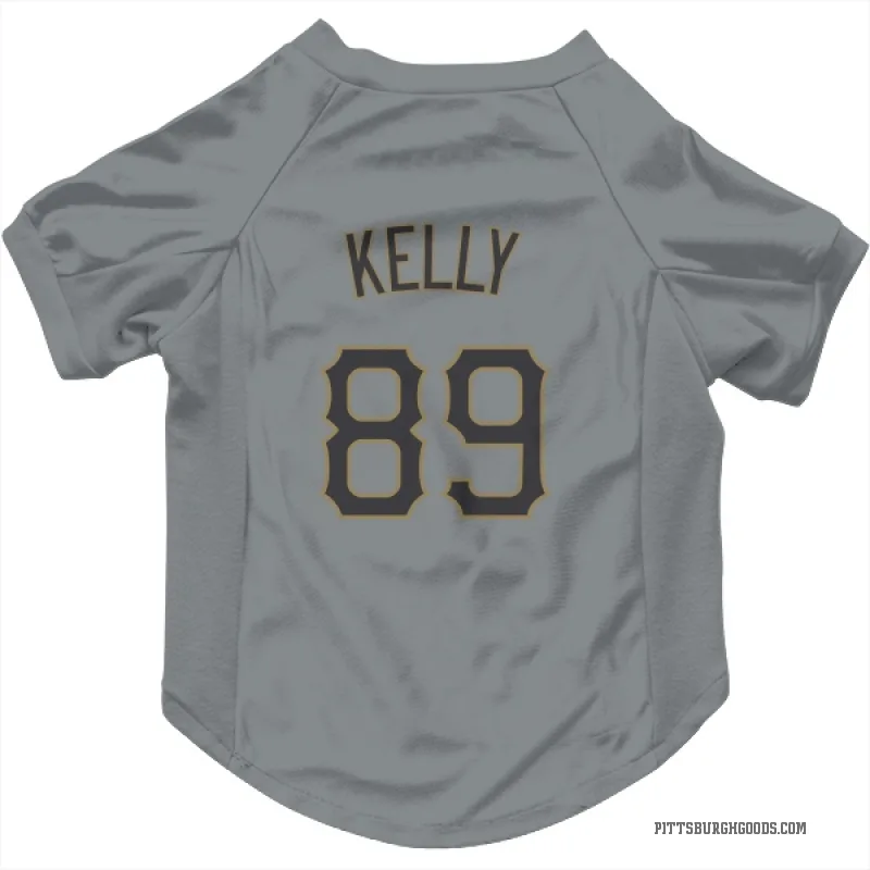 Antwone Kelly  Gray Pittsburgh Pirates  Cat & Dog Pet Jersey