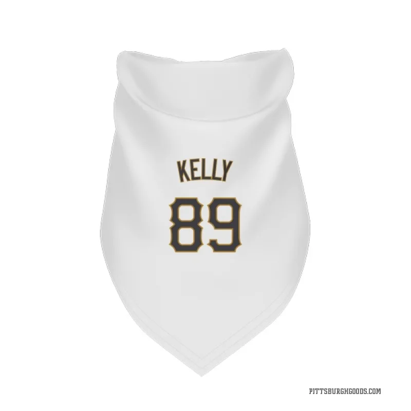 Antwone Kelly  White Pittsburgh Pirates  Cat & Dog Pet Bandana