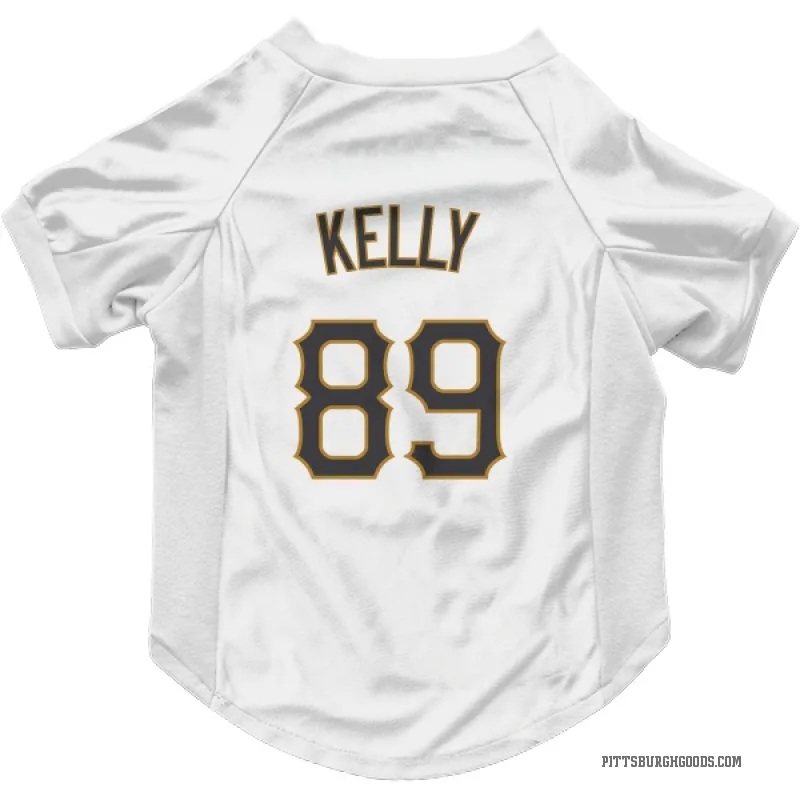 Antwone Kelly  White Pittsburgh Pirates  Cat & Dog Pet Jersey