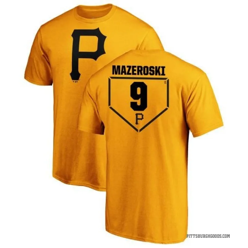 Bill Mazeroski Youth Gold Pittsburgh Pirates RBI T-Shirt -