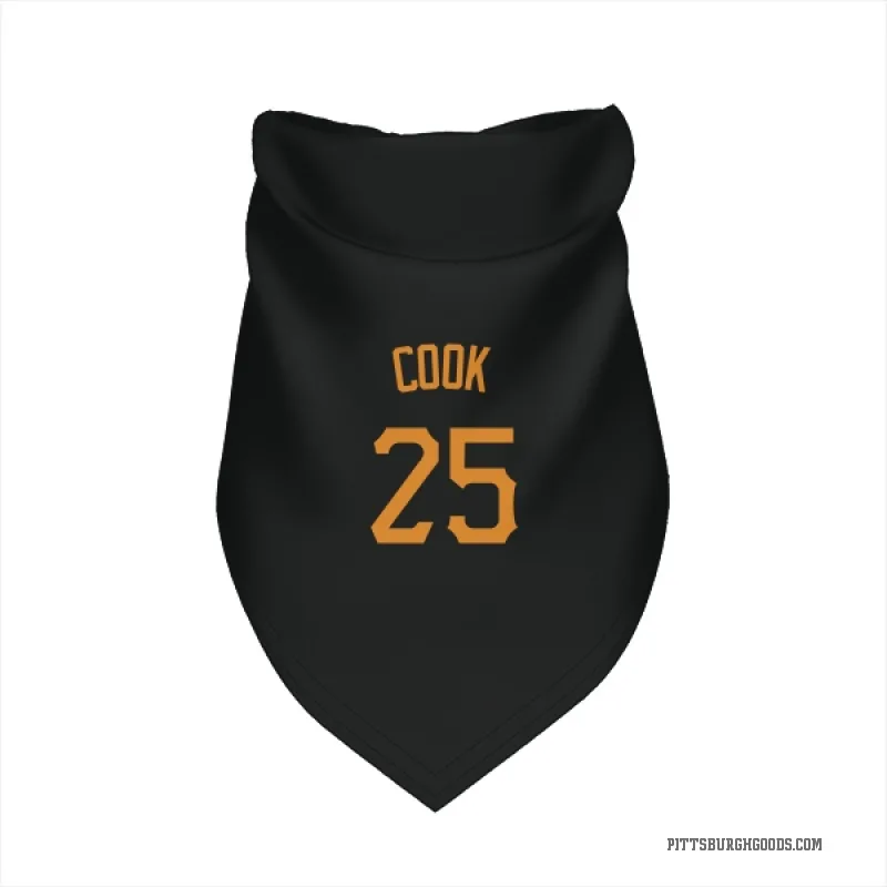 Billy Cook  Gold Pittsburgh Pirates   Black  Cat & Dog Pet Bandana