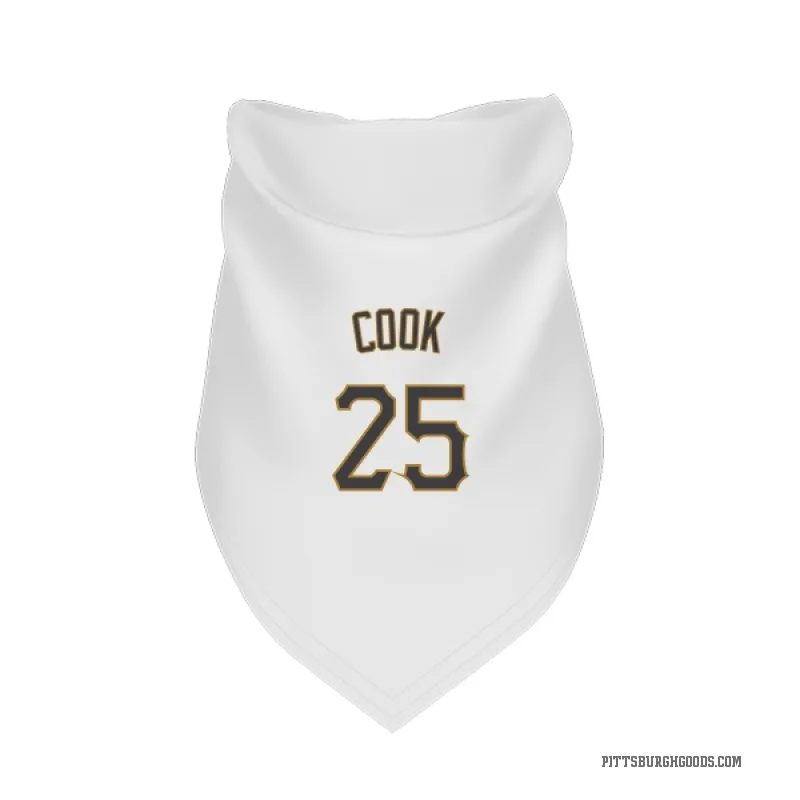 Billy Cook  White Pittsburgh Pirates  Cat & Dog Pet Bandana