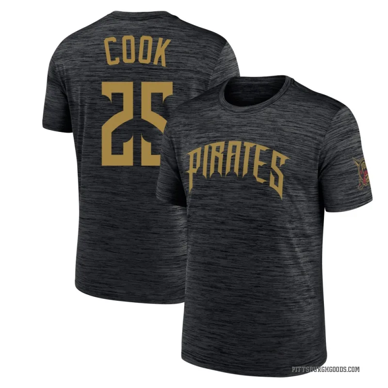 Billy Cook Youth Black Pittsburgh Pirates 2026 City Connect Game Day Velocity T-Shirt