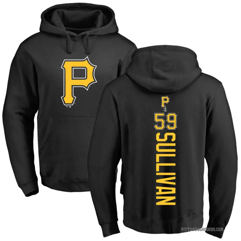 Brett Sullivan Men's Black Pittsburgh Pirates Backer Pullover Hoodie
