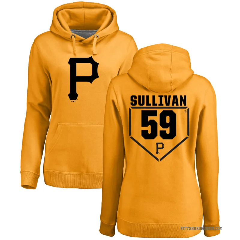 Brett Sullivan Women's Gold Pittsburgh Pirates Branded RBI Pullover Hoodie -