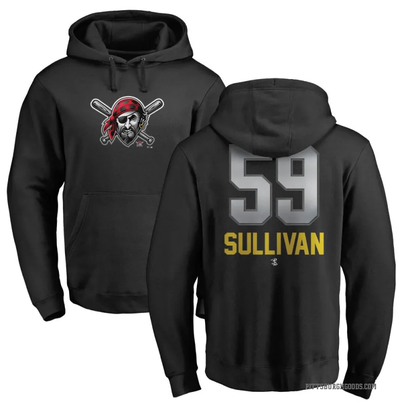 Brett Sullivan Youth Black Pittsburgh Pirates Branded Midnight Mascot Pullover Hoodie -