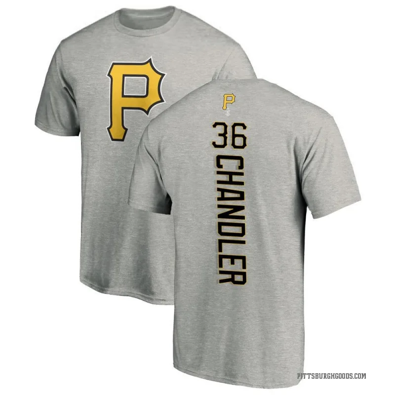 Bubba Chandler Youth Ash Pittsburgh Pirates Backer T-Shirt -