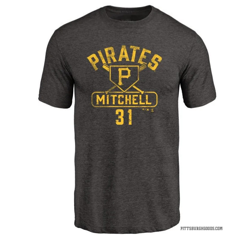 Cal Mitchell Youth Black Pittsburgh Pirates Base Runner T-Shirt -