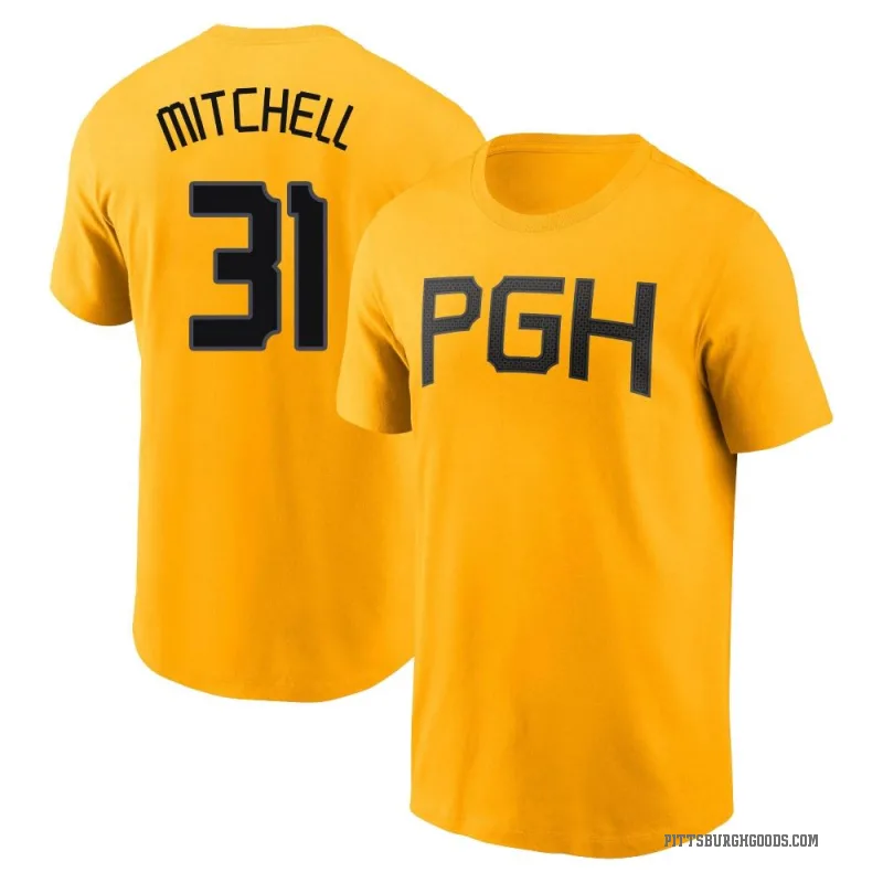 Cal Mitchell Youth Gold Pittsburgh Pirates 2023 City Connect T-Shirt