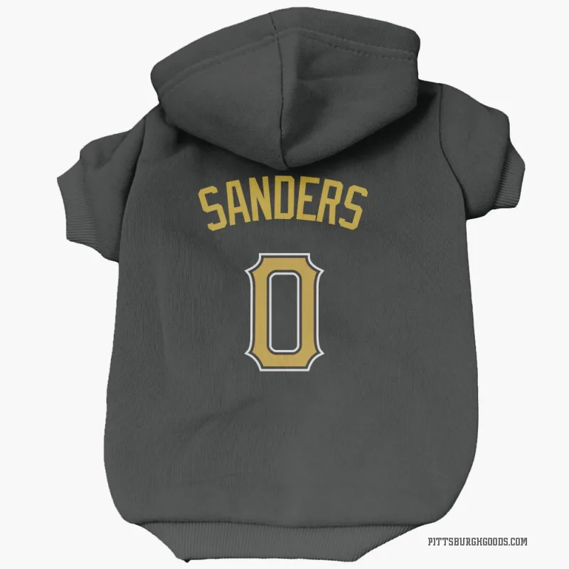 Camden Sanders  Black Pittsburgh Pirates  Cat & Dog Pet Hoodie