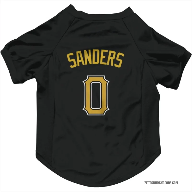 Camden Sanders  Black Pittsburgh Pirates  Cat & Dog Pet Jersey