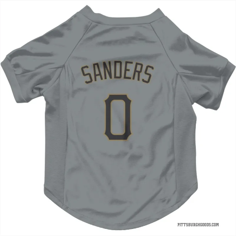 Camden Sanders  Gray Pittsburgh Pirates  Cat & Dog Pet Jersey
