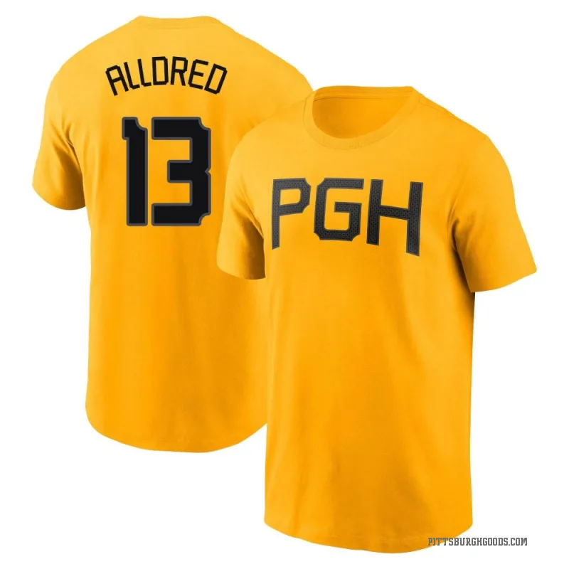 Cameron Alldred Youth Gold Pittsburgh Pirates 2023 City Connect T-Shirt