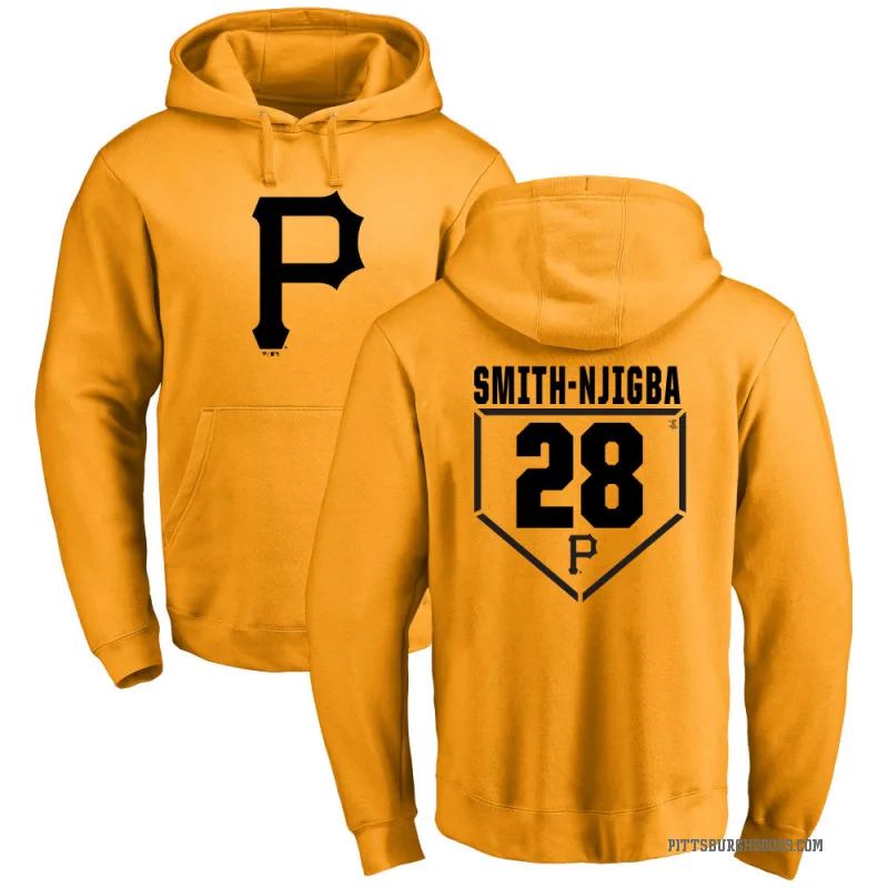 Canaan Smith-Njigba Men's Gold Pittsburgh Pirates Branded RBI Pullover Hoodie -