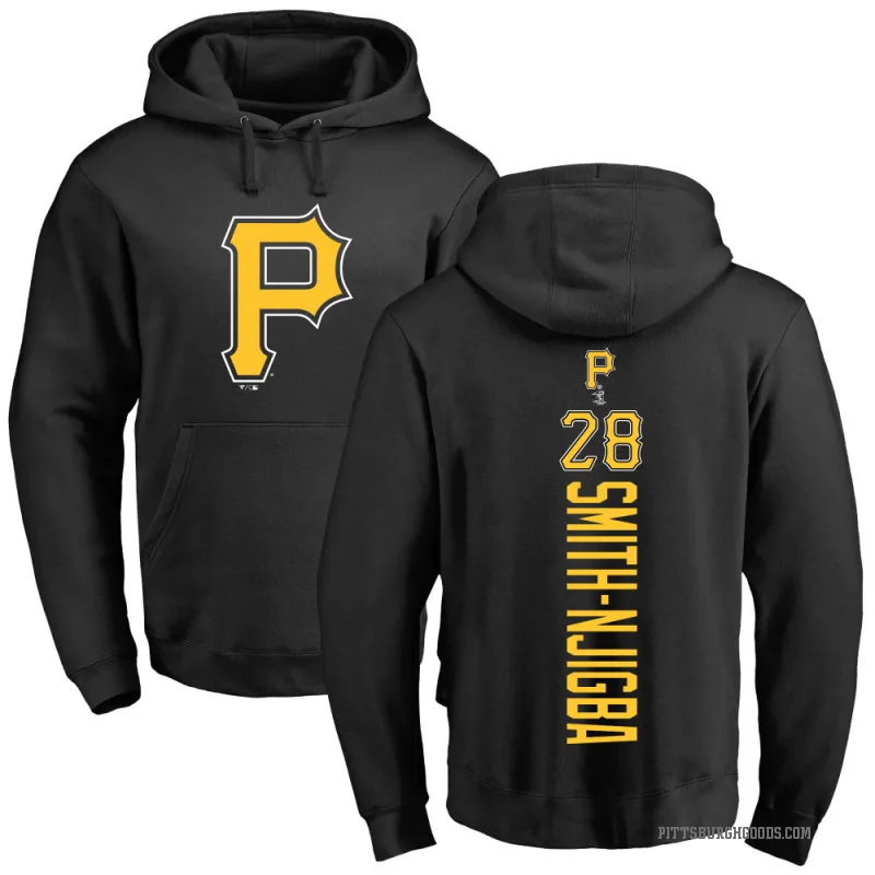 Canaan Smith-Njigba Youth Black Pittsburgh Pirates Backer Pullover Hoodie
