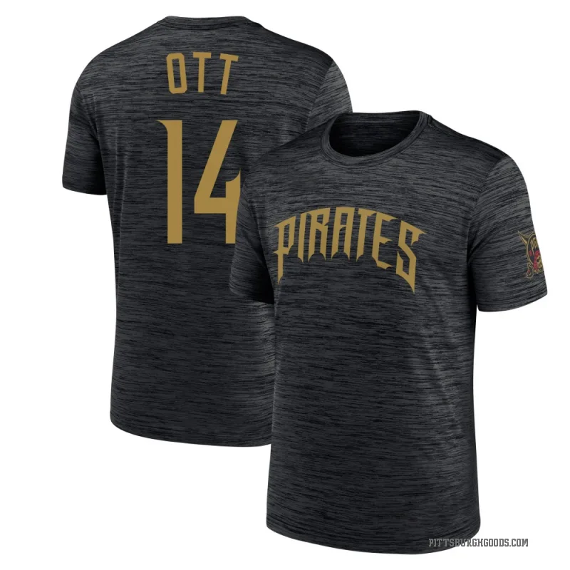 Ed Ott Youth Black Pittsburgh Pirates 2026 City Connect Game Day Velocity T-Shirt