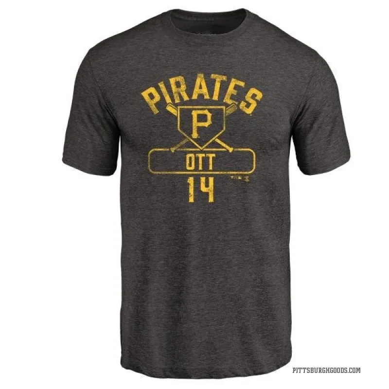 Ed Ott Youth Black Pittsburgh Pirates Base Runner T-Shirt -