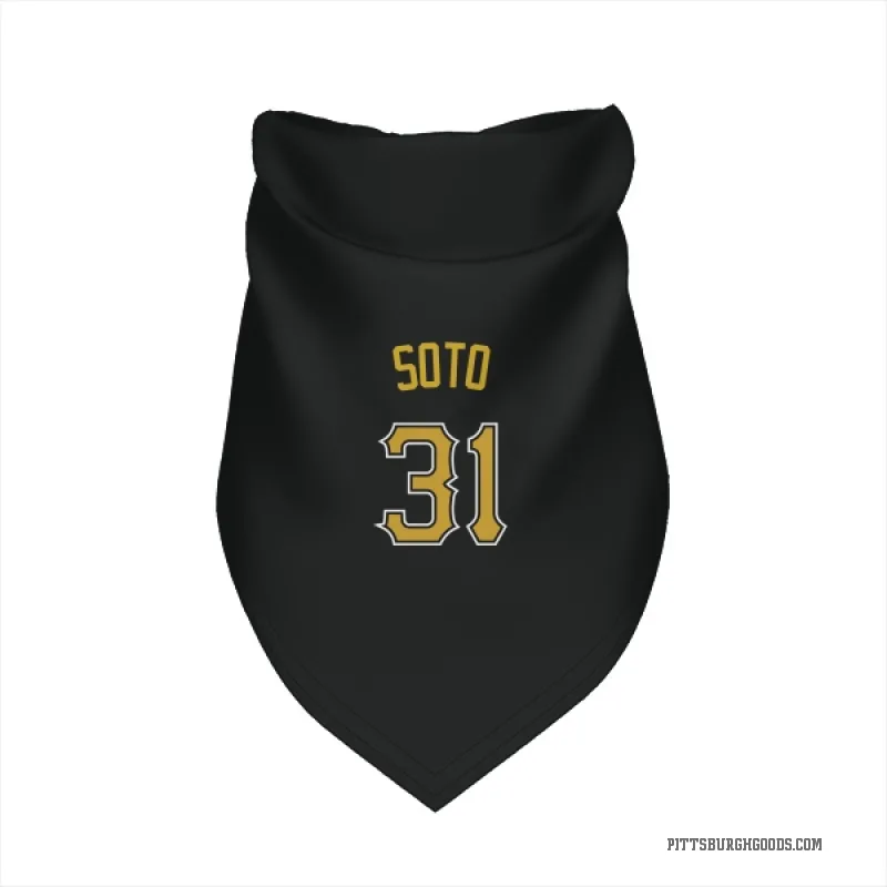 Gregory Soto  Black Pittsburgh Pirates  Cat & Dog Pet Bandana