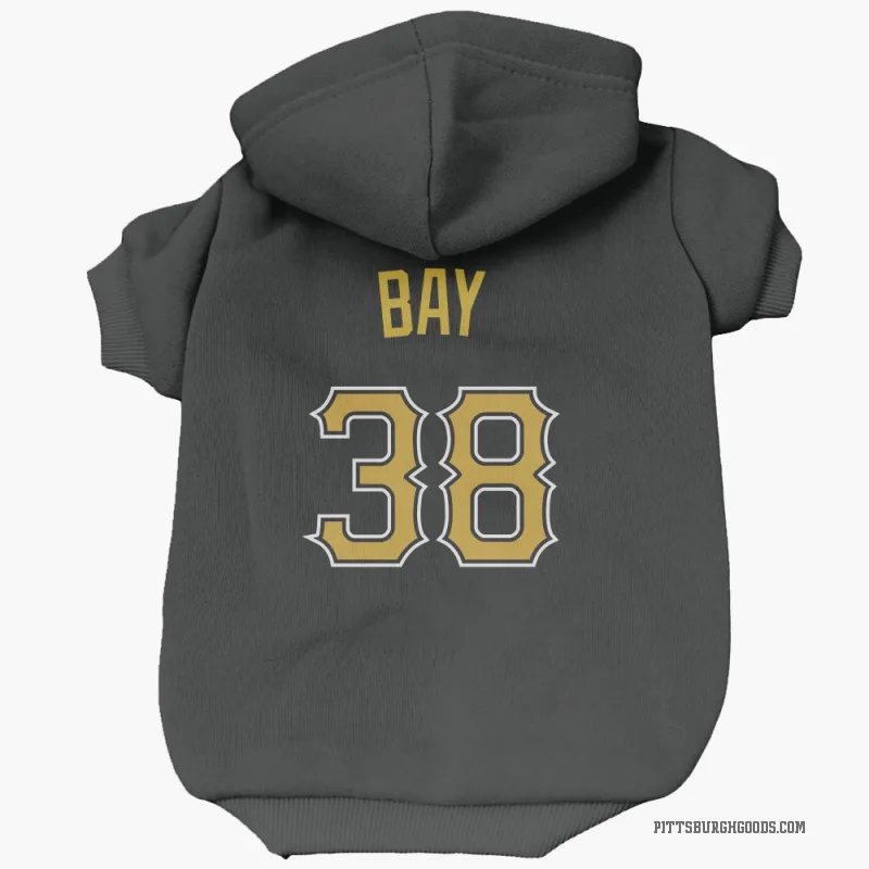 Jason Bay  Black Pittsburgh Pirates  Cat & Dog Pet Hoodie