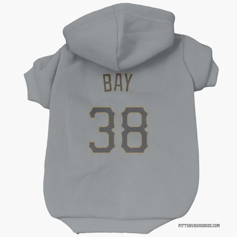 Jason Bay  Gray Pittsburgh Pirates  Cat & Dog Pet Hoodie