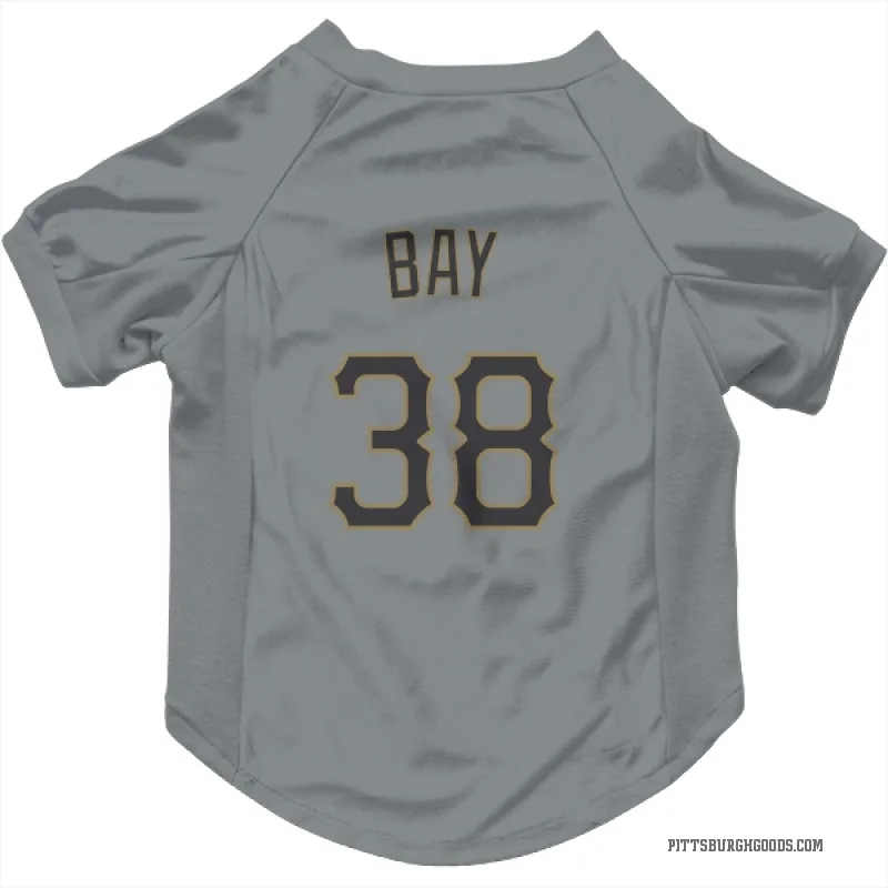 Jason Bay  Gray Pittsburgh Pirates  Cat & Dog Pet Jersey