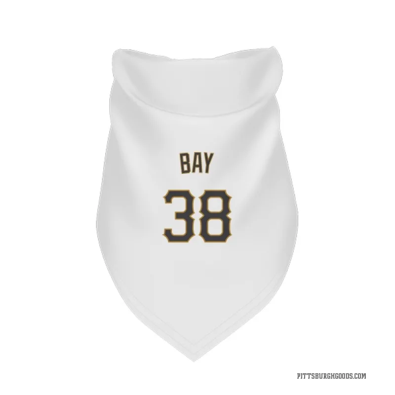 Jason Bay  White Pittsburgh Pirates  Cat & Dog Pet Bandana