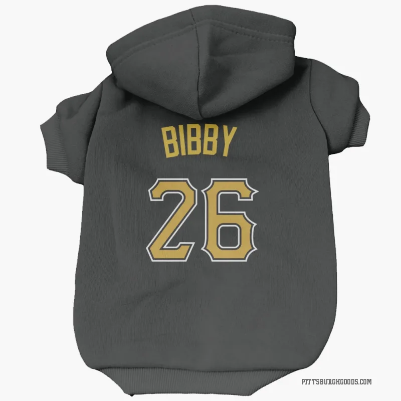 Jim Bibby  Black Pittsburgh Pirates  Cat & Dog Pet Hoodie