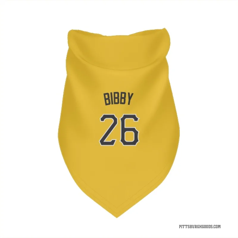 Jim Bibby  Gold Pittsburgh Pirates  Cat & Dog Pet Bandana