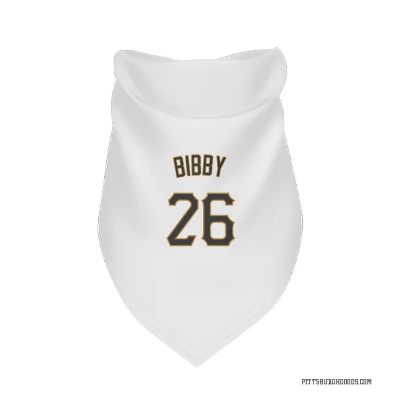 Jim Bibby  White Pittsburgh Pirates  Cat & Dog Pet Bandana