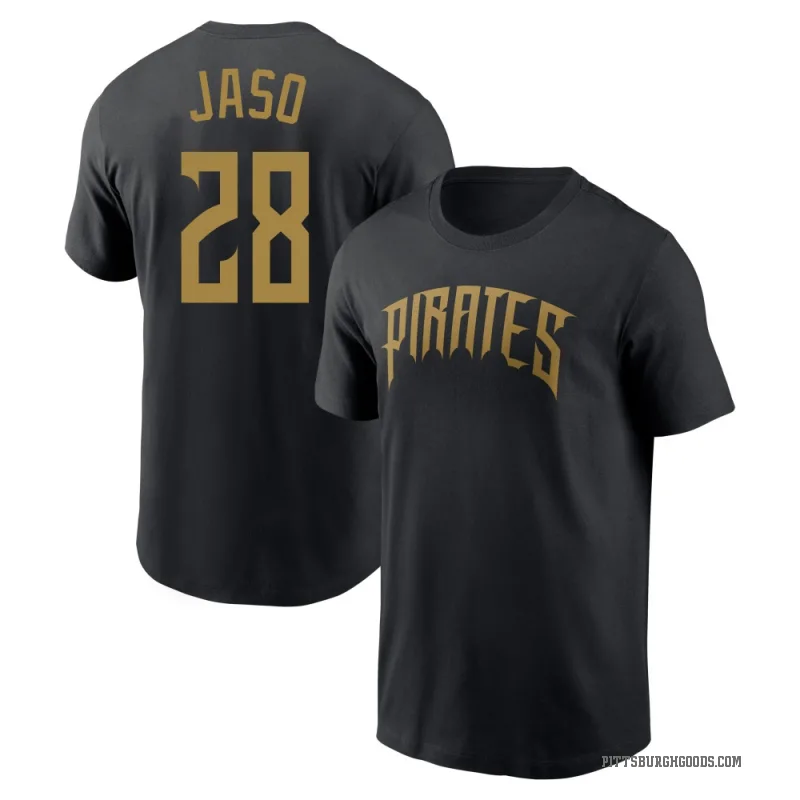 John Jaso Men's Black Pittsburgh Pirates 2026 City Connect T-Shirt