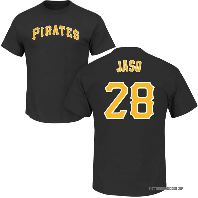John Jaso Youth Black Pittsburgh Pirates Roster T-Shirt -