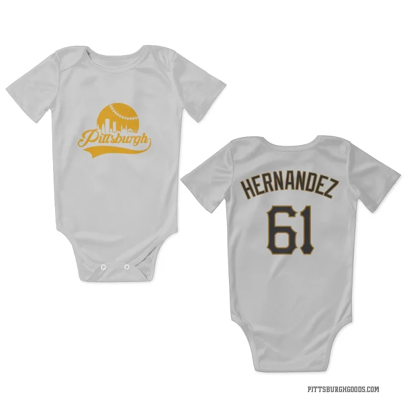 Jose Hernandez  White Pittsburgh Pirates  Newborn & Infant Bodysuit