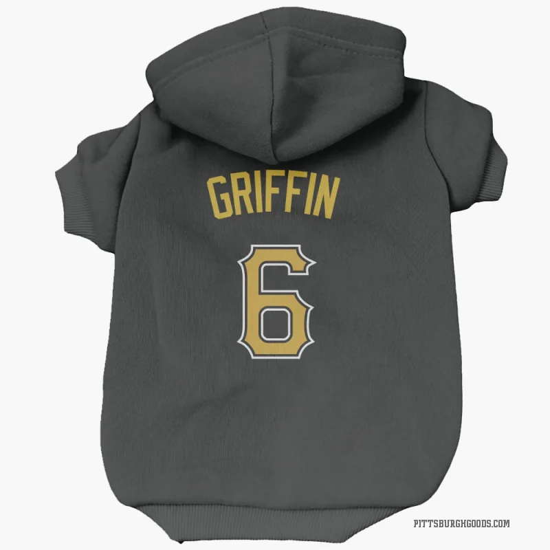 Konnor Griffin  Black Pittsburgh Pirates  Cat & Dog Pet Hoodie
