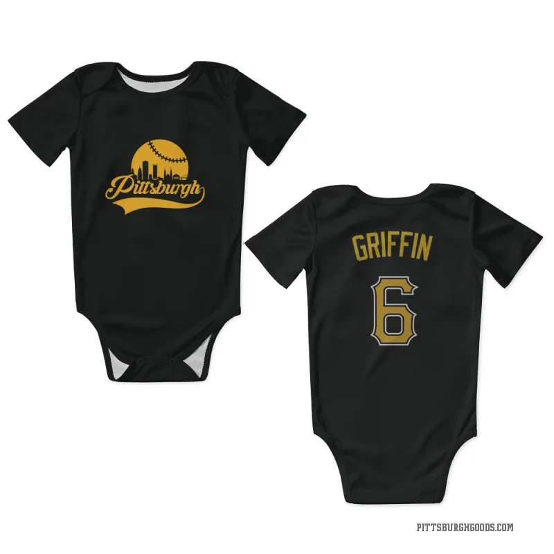 Konnor Griffin  Black Pittsburgh Pirates  Newborn & Infant Bodysuit