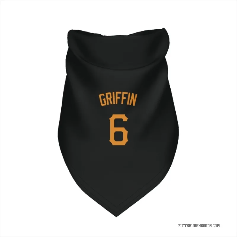 Konnor Griffin  Gold Pittsburgh Pirates   Black  Cat & Dog Pet Bandana