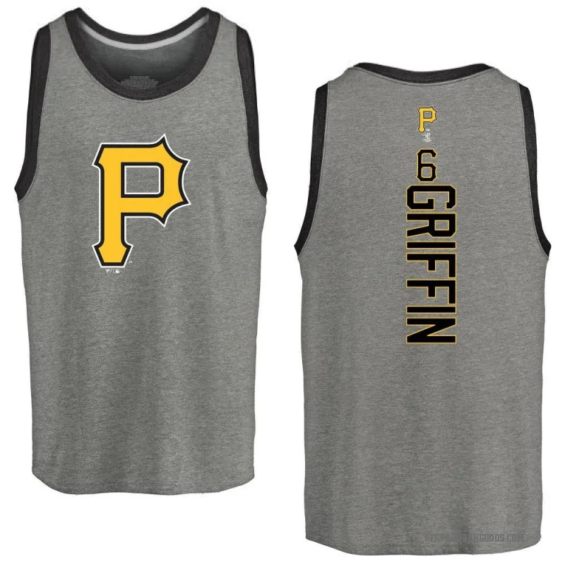 Konnor Griffin Men's Ash Pittsburgh Pirates Backer Tank Top -
