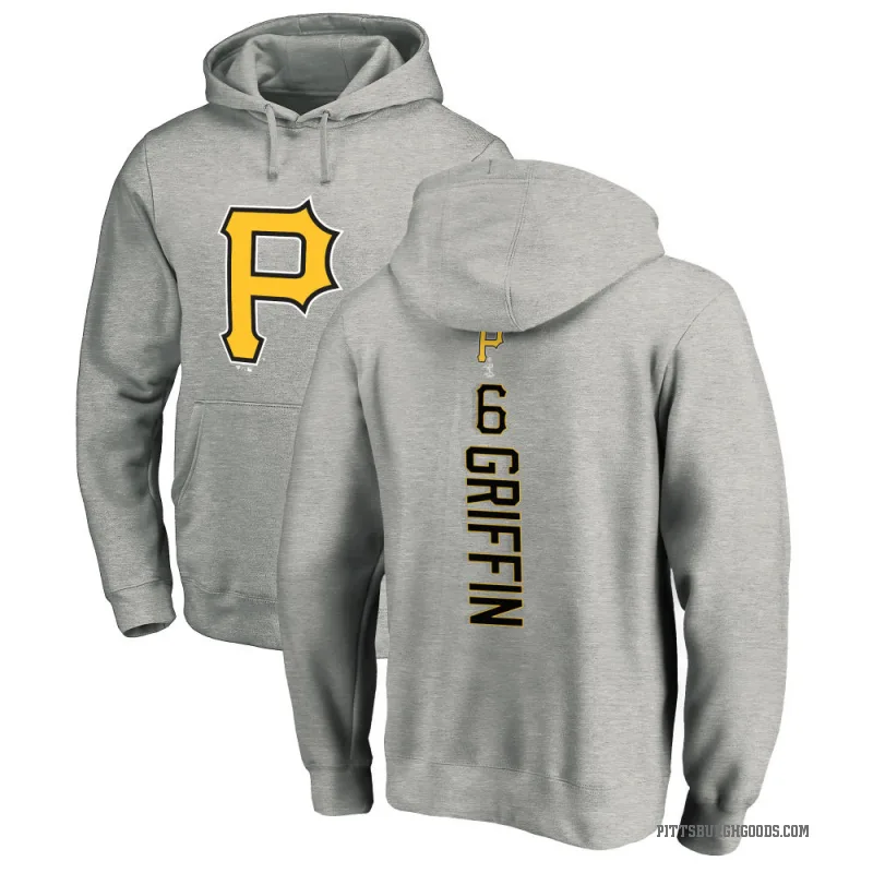 Konnor Griffin Men's Pittsburgh Pirates Ash Backer Pullover Hoodie
