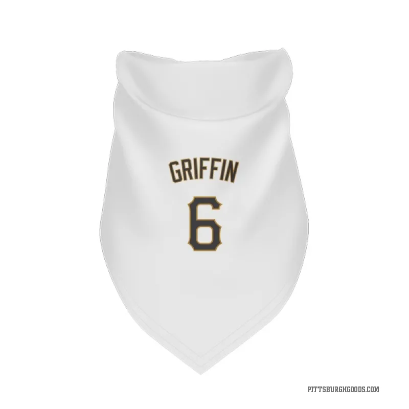 Konnor Griffin  White Pittsburgh Pirates  Cat & Dog Pet Bandana