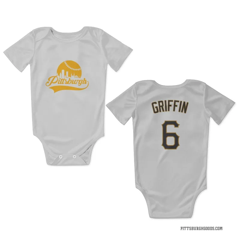 Konnor Griffin  White Pittsburgh Pirates  Newborn & Infant Bodysuit