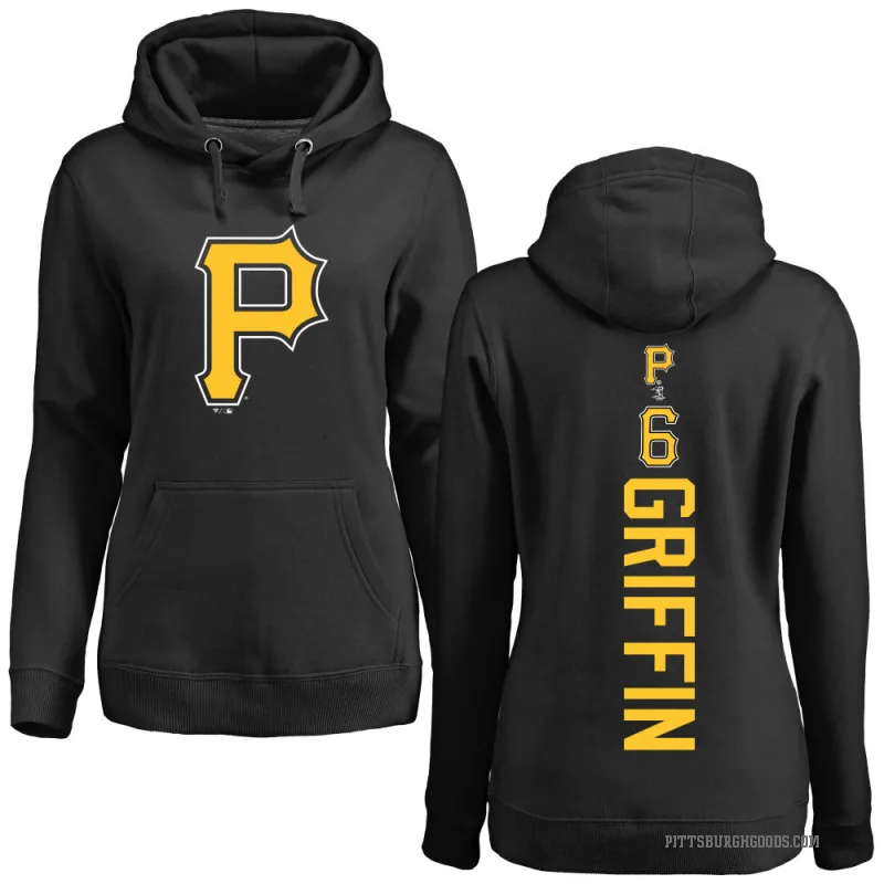 Konnor Griffin Women's Black Pittsburgh Pirates Backer Pullover Hoodie
