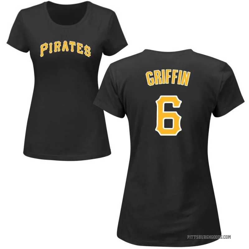 Konnor Griffin Women's Black Pittsburgh Pirates Roster T-Shirt -