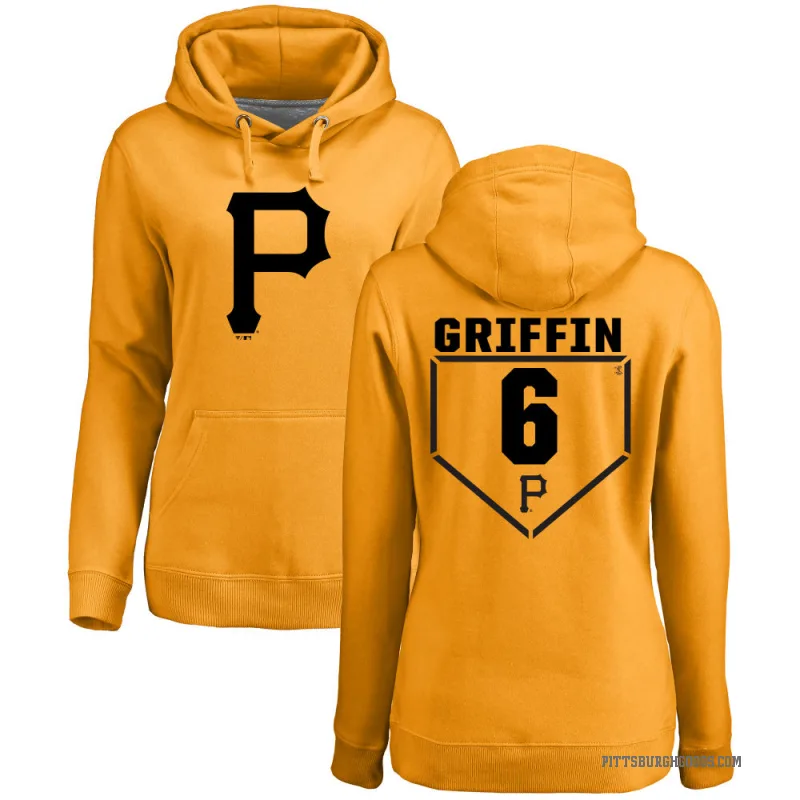 Konnor Griffin Women's Gold Pittsburgh Pirates Branded RBI Pullover Hoodie -
