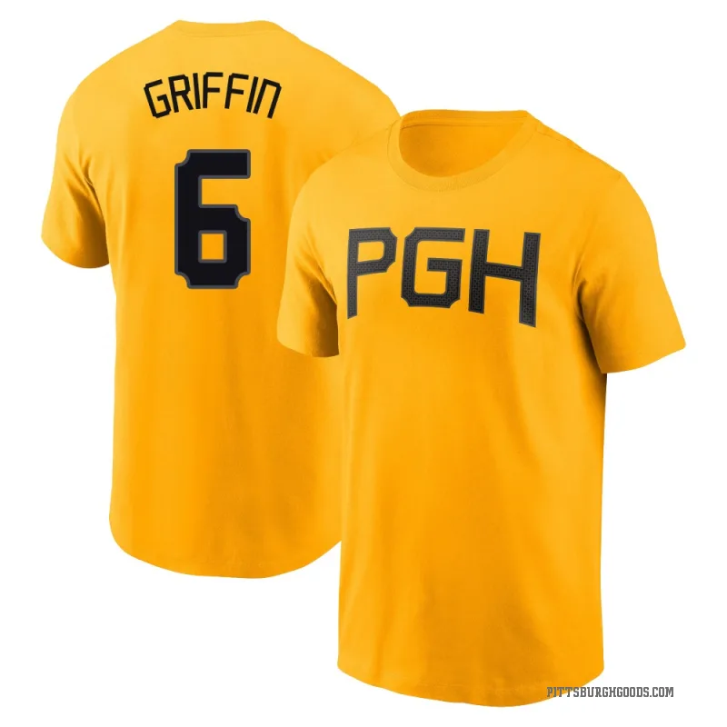 Konnor Griffin Youth Gold Pittsburgh Pirates 2023 City Connect T-Shirt