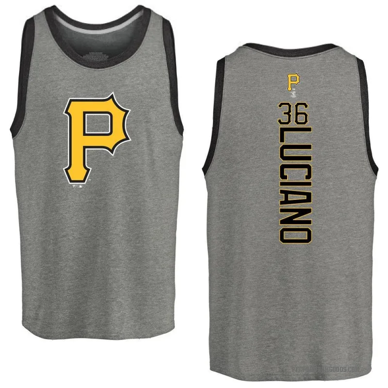 Marco Luciano Youth Ash Pittsburgh Pirates Backer Tank Top -