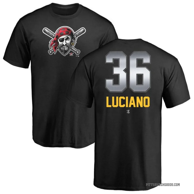 Marco Luciano Youth Black Pittsburgh Pirates Midnight Mascot T-Shirt -