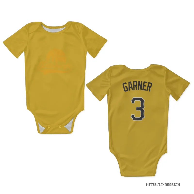 Phil Garner  Gold Pittsburgh Pirates  Newborn & Infant Bodysuit